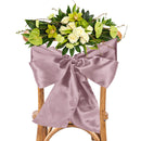 Satin Chair Sashes for Weddings Birthday Party Decoration, 7" x 108"