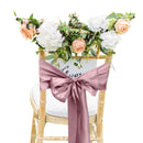 Satin Chair Sashes for Weddings Birthday Party Decoration, 7" x 108"