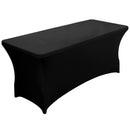 6FT Rectangle Patio Tablecloth Elastic Spandex Table Cover