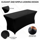 6FT Rectangle Patio Tablecloth Elastic Spandex Table Cover