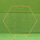 Hexagon Arch Stand Metal Backdrop Stand Garden Arbors