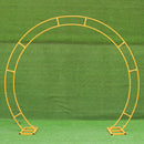 Dual Circle Arch Stand Metal Frame Round Garden Arbors for Party Background Decoration