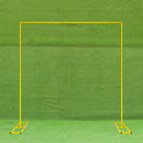 Square Arch Stand with Base Metal Backdrop Stand Garden Arbors -  2m x 2m