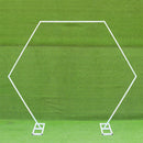 Pentagon Arch Stand Metal Backdrop Stand Garden Arbors