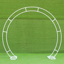 Dual Circle Arch Stand Metal Frame Round Garden Arbors for Party Background Decoration