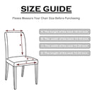 Universal Dining Spandex Short Style Printed Chair Cover