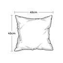 Set of 2 Square Cushion Covers, 45cm x 45cm