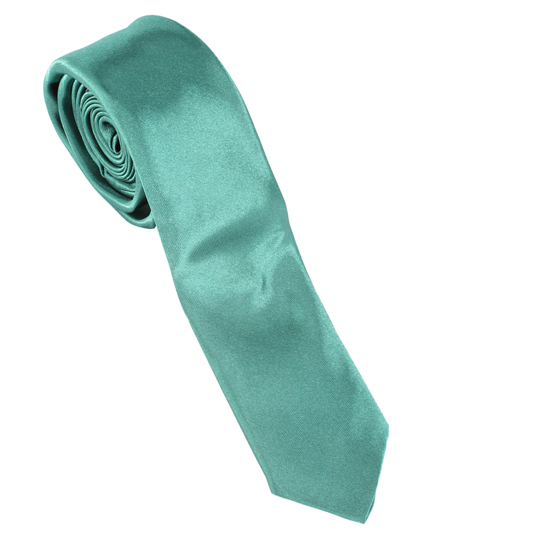 Satin Polyester Skinny Neck Tie