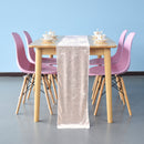 Crushed Velvet Table Runner, 33cm x 274cm