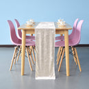Crushed Velvet Table Runner, 33cm x 274cm