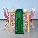 Crushed Velvet Table Runner, 33cm x 274cm