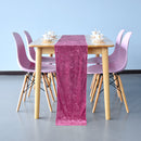 Crushed Velvet Table Runner, 33cm x 274cm