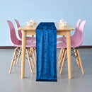 Crushed Velvet Table Runner, 33cm x 274cm