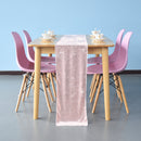 Crushed Velvet Table Runner, 33cm x 274cm