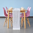 Crushed Velvet Table Runner, 33cm x 274cm