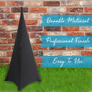 Stretch Tripod Cover Speaker DJ Stand Cover for Birthdays, Weddings, Receptions, Banquets, Parties, Special Events, Washable