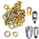 6mm Diamante Eyelet Bundle with Washers and Setting Die - 50pcs