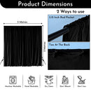 Premium Dutch Velvet Curtain Backdrop Wrinkle-Free Polyester Fabric Background with Drapes for Weddings, Birthday Parties, Event Photography Decoration