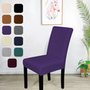 220GSM Universal Dining Velvet Chair Cover