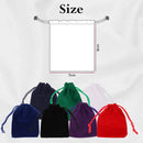 Velvet Bags with Drawstring - Small Velvet Gift Bags Wedding Party Favor Bags Well-stitched Jewelry Pouches Candy Bag for Birthday, Anniversary Party Supplies, DIY Craft, 7x9cm