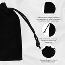 Velvet Bags with Drawstring - Small Velvet Gift Bags Wedding Party Favor Bags Well-stitched Jewelry Pouches Candy Bag for Birthday, Anniversary Party Supplies, DIY Craft, 7x9cm
