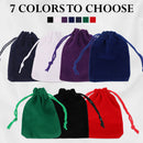 Velvet Bags with Drawstring - Small Velvet Gift Bags Wedding Party Favor Bags Well-stitched Jewelry Pouches Candy Bag for Birthday, Anniversary Party Supplies, DIY Craft, 7x9cm