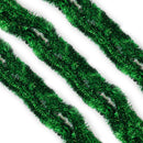 2m x 9cm Metallic Shiny Christmas Tinsel Garland for Xmas Tree & Home Decorations Festival New Year Party Indoor Outdoor Table Ceiling Decoration