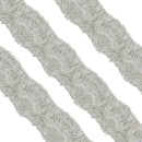 2m x 9cm Metallic Shiny Christmas Tinsel Garland for Xmas Tree & Home Decorations Festival New Year Party Indoor Outdoor Table Ceiling Decoration