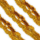 2m x 9cm Metallic Shiny Christmas Tinsel Garland for Xmas Tree & Home Decorations Festival New Year Party Indoor Outdoor Table Ceiling Decoration