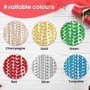 9 Metre Hanging Bead Garland 7.5mm Beaded String Chain for Xmas Tree, Wedding, Party Decor, New Year