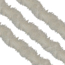 2m x 9cm Metallic Shiny Christmas Tinsel Garland for Xmas Tree & Home Decorations Festival New Year Party Indoor Outdoor Table Ceiling Decoration