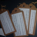 100 Pieces Blank Brown Kraft Paper Gift Tag with 20m Jute String Label Hanging Tag