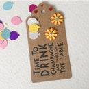 100 Pieces Blank Brown Kraft Paper Gift Tag with 20m Jute String Label Hanging Tag