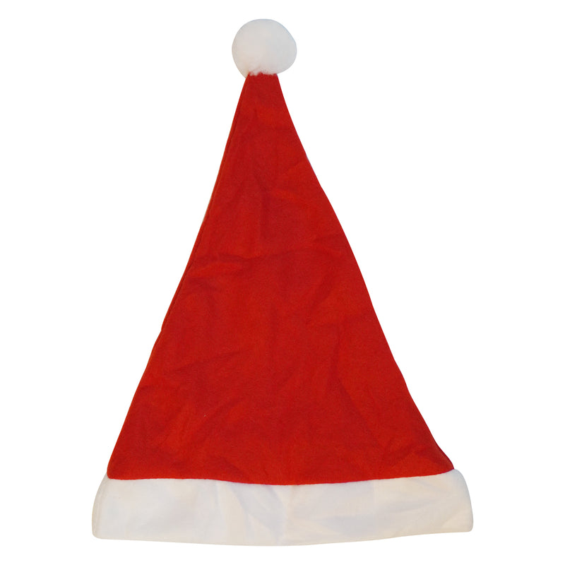 Christmas Red Santa Velvet Hat Xmas Fancy Dress Accessories for Xmas, New Year Festival