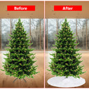 Velvet Christmas Tree Skirts Base Cover Mini Tree Skirt Mat for Small Xmas Tree Base - 100cm Christmas Tree Base Mat for Christmas Decorations at Homes