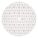 Velvet Christmas Tree Skirts Base Cover Mini Tree Skirt Mat for Small Xmas Tree Base - 100cm Christmas Tree Base Mat for Christmas Decorations at Homes