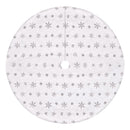 Velvet Christmas Tree Skirts Base Cover Mini Tree Skirt Mat for Small Xmas Tree Base - 100cm Christmas Tree Base Mat for Christmas Decorations at Homes