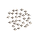 Pyramid Studs - 12mm - Silver - (Pack of 50)