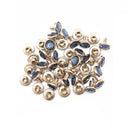 Diamante Rivets - 10mm - Midnight Blue - (Pack of 10) - A42