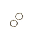 20mm Silver Non Welded "O" Rings - Iron - 10pcs