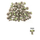 Diamante Rivets - 10mm - Apple Green - (Pack of 10) - A41