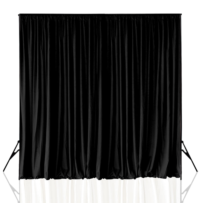 Premium Dutch Velvet Curtain Backdrop Wrinkle-Free Polyester Fabric Background with Drapes for Weddings, Birthday Parties, Event Photography Decoration