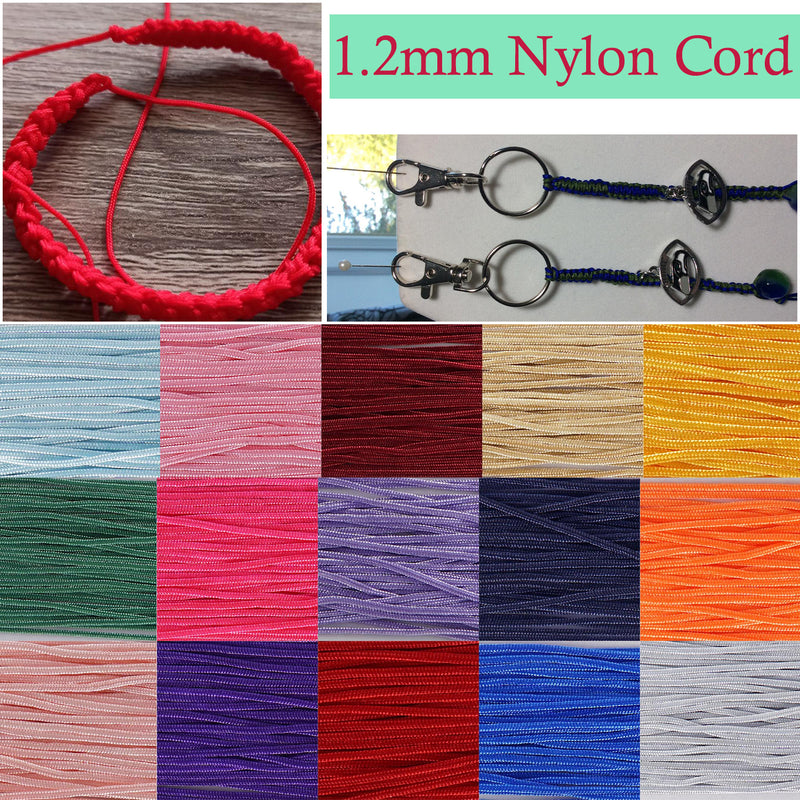 Nylon Braided Cord for Gear Making, DIY Accessories, Gardening Plant and Crafts, Aluminium Blind Shade