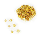 Mushroom Studs - 10mm - Gold - (Pack of 50)