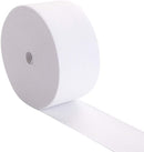 Flat Elastic for Sewing, Replacement, Beading, Knitting, Strapping, Banding and DIY Crafts - White - 50mm Wide x 5 Metres