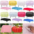 PVC Tablecloth Disposable Plastic Table Cover Waterproof Wipe Clean Table Cloths for Wedding Birthday Christmas Party Home Table Decorations