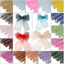 Organza Chair Sashes Wider Fuller Bow for Party Decoration, 17cm x 280cm