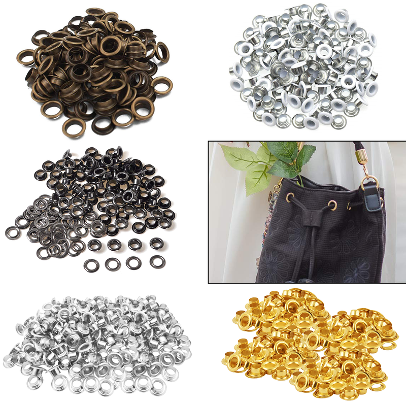 2mm Brass Eyelets, Durable & Rust-Proof Grommets - 100pcs