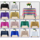 Premuim Quality Square Sequin Tablecloth - 70" x 70" - Assorted Colours