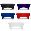 6FT Rectangle Patio Tablecloth Elastic Spandex Table Cover, 1pc